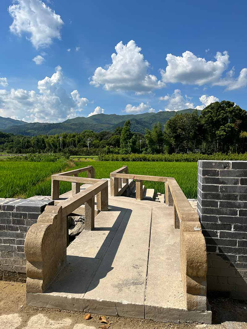 大庆花岗岩仿古石材景区使用案例