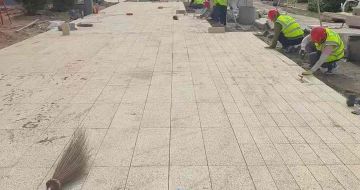 大庆黄金麻荔枝面地铺案例