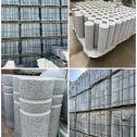 大庆 芝麻白花岗岩挡车柱、隔离柱多少钱
