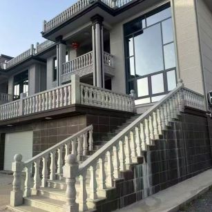 大庆 芝麻白别墅阳台栏杆，楼梯栏杆