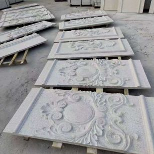 大庆 芝麻白干挂雕花板