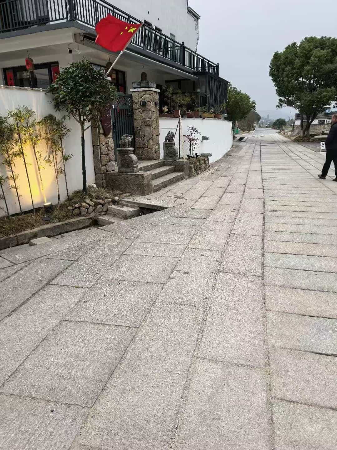 大庆仿古石铺装效果