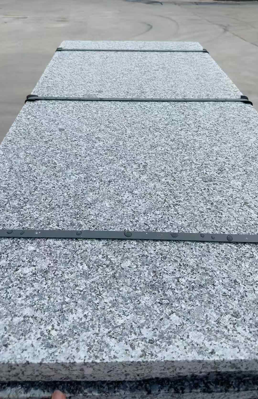 大庆 芝麻黑火烧面毛板，条板，半成品