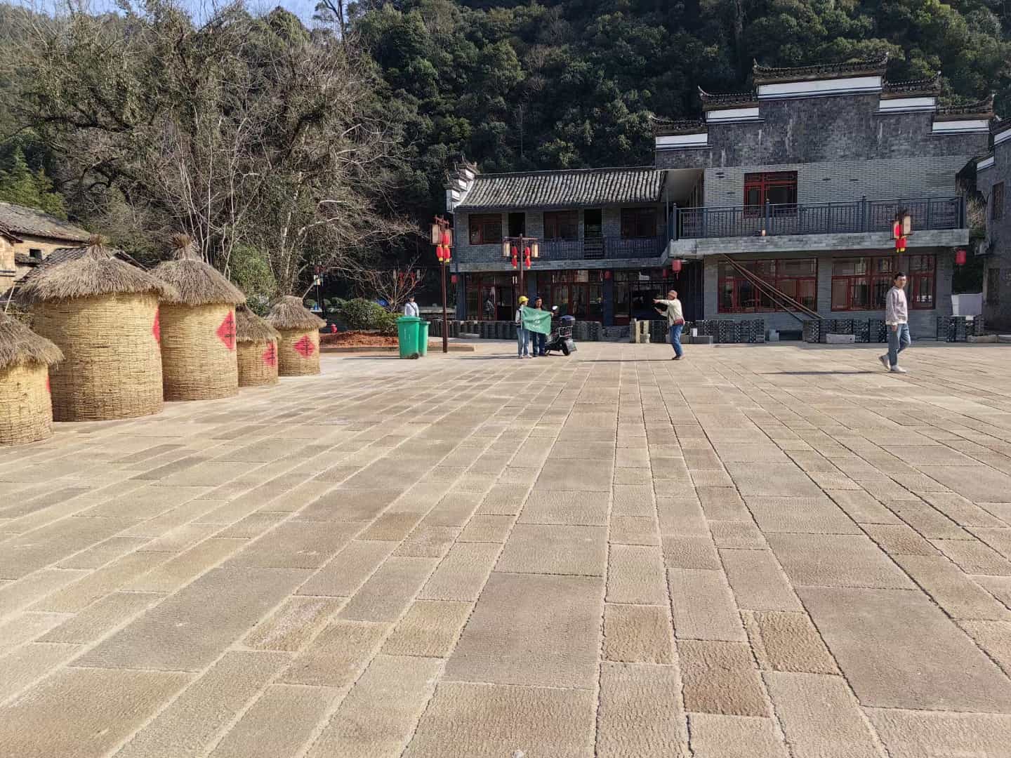 大庆仿古石铺装效果