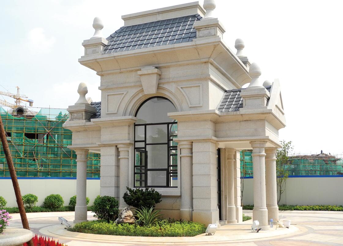 大庆花岗岩在建筑外墙的应用