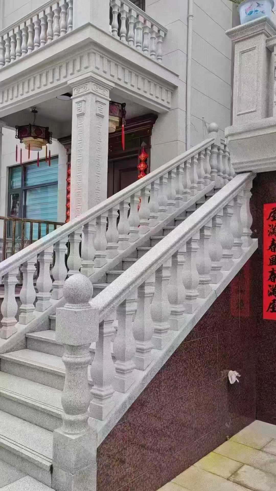 大庆 天然石材 阳台庭院护栏、栏杆