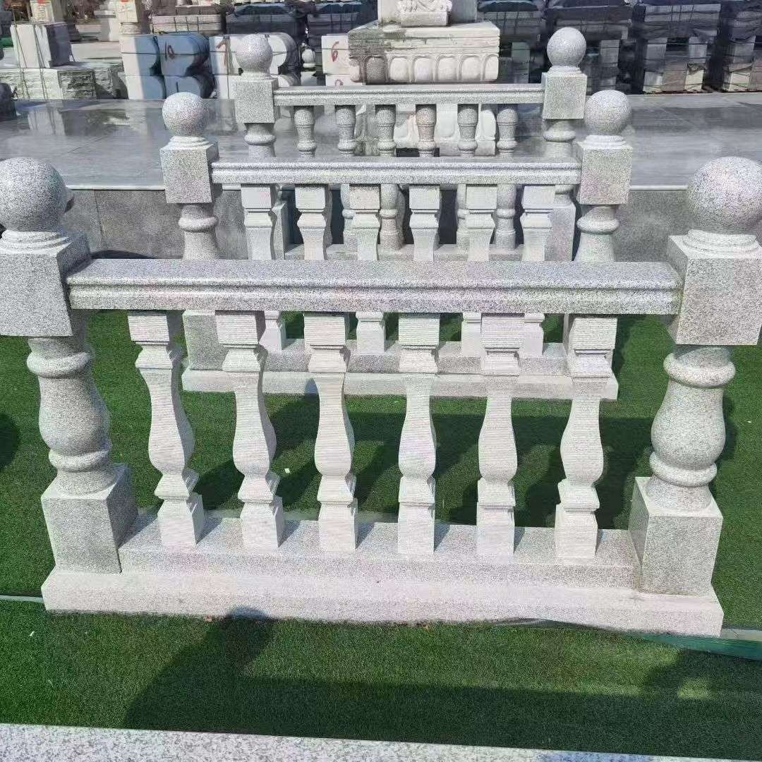 大庆 别墅石材栏杆特写