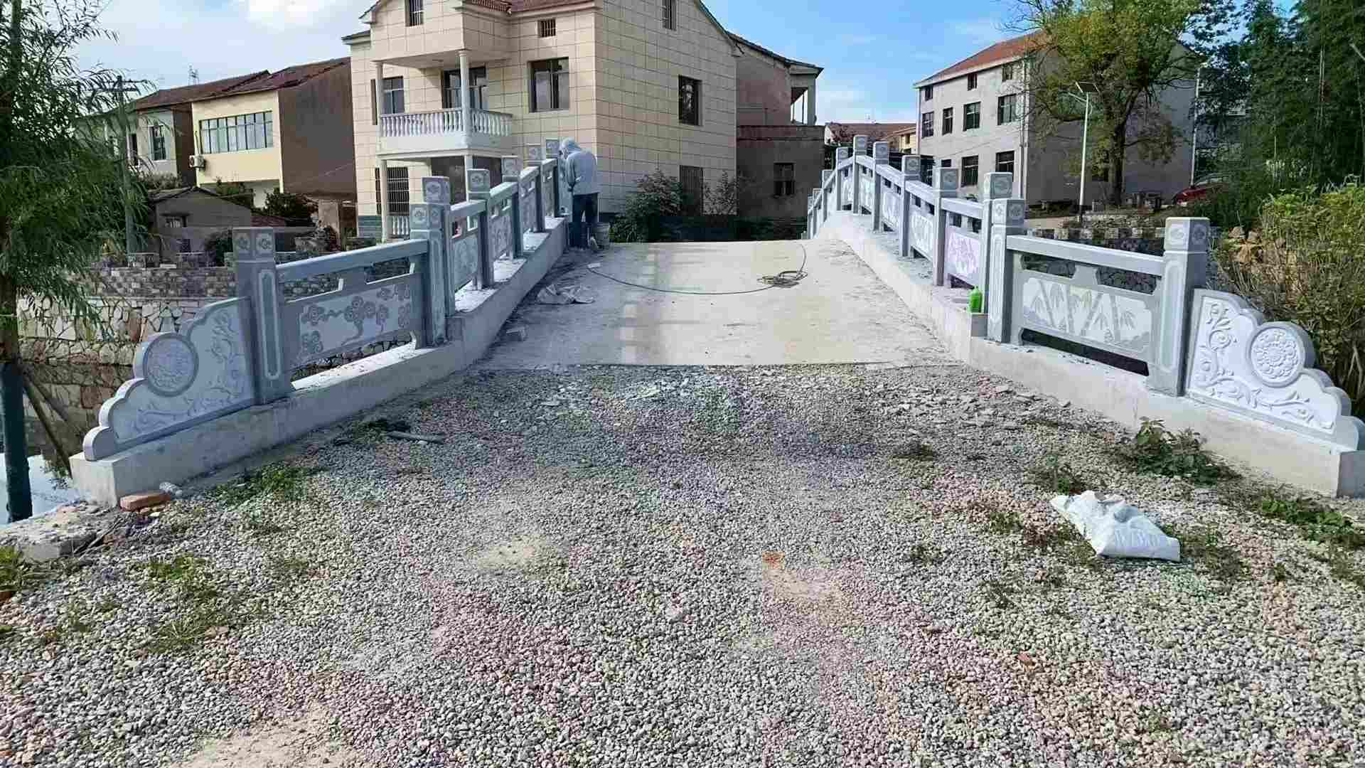 大庆 芝麻灰花岗岩桥栏杆